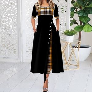 Patchwork Maxi Dress